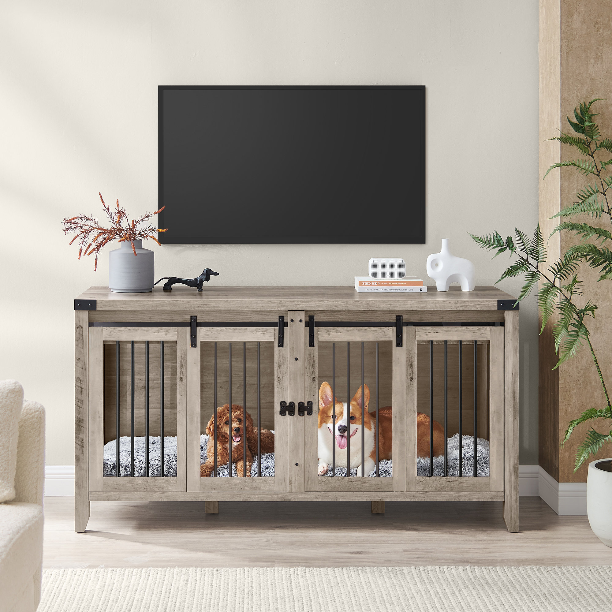 Kennel fashion entertainment center